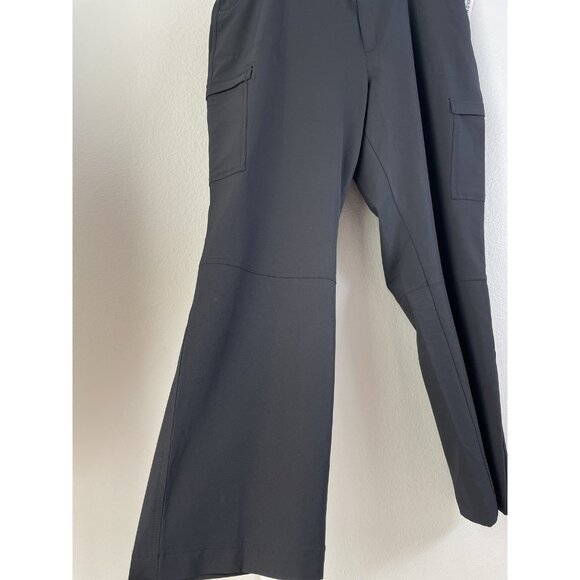 Old Navy Womens XXL Stretchtech Pants Black Straight Full Length Quick Dry Cargo - Picture 2 of 10